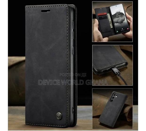 Nn Caseme Leather Flip Case for Samsung S24fe S23fe S21fe photo 3