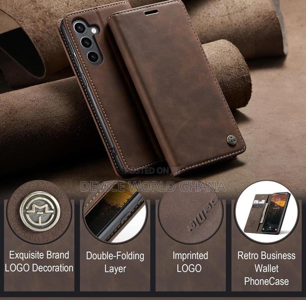 Nn Caseme Leather Flip Case for Samsung S24fe S23fe S21fe photo 8