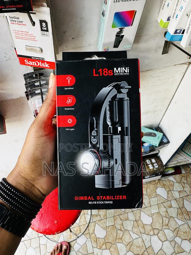 Mini Gimbal Stbilizer L18s With Light · Photo 2