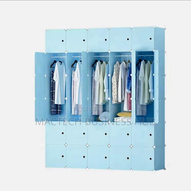 Foldable Plastic Wardrobe 30 Cubes photo 3