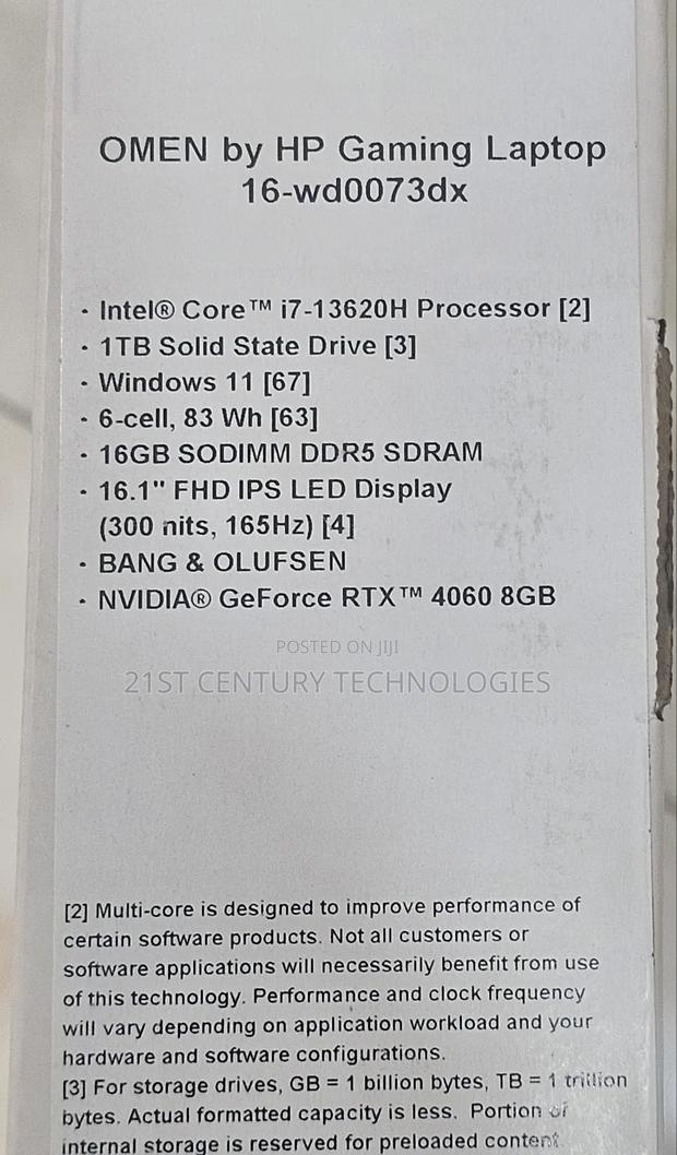 New Laptop HP Omen 16 16GB Intel Core i7 SSD 1T · Photo 4