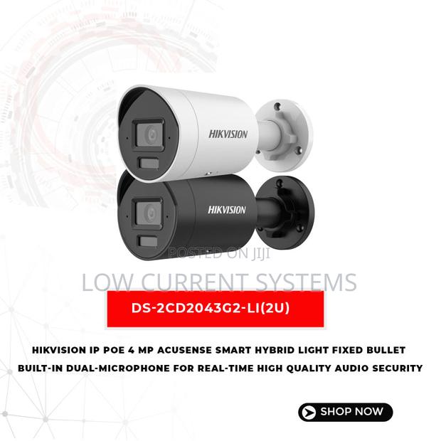 Hikvision 4MP IP POE Pro Series Acusence DS-2CD2043G2-LI2U · Photo 2