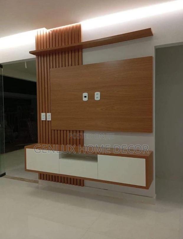 TV Units With Floating Shelves and LED Backlights · Photo 2