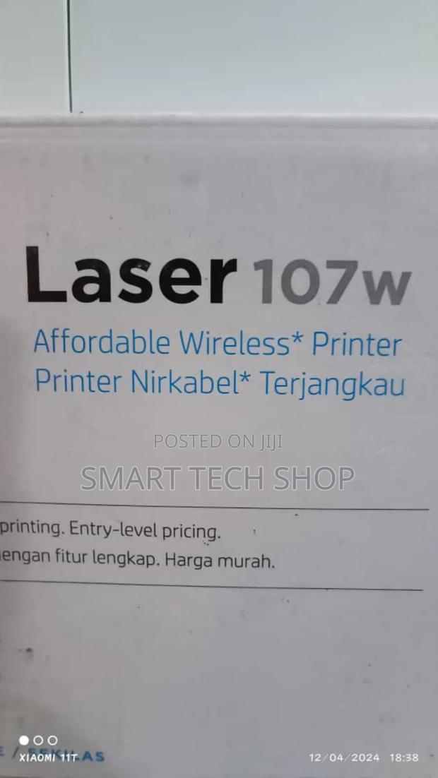 Hp Laserjet 107w Back and White Printer photo 8