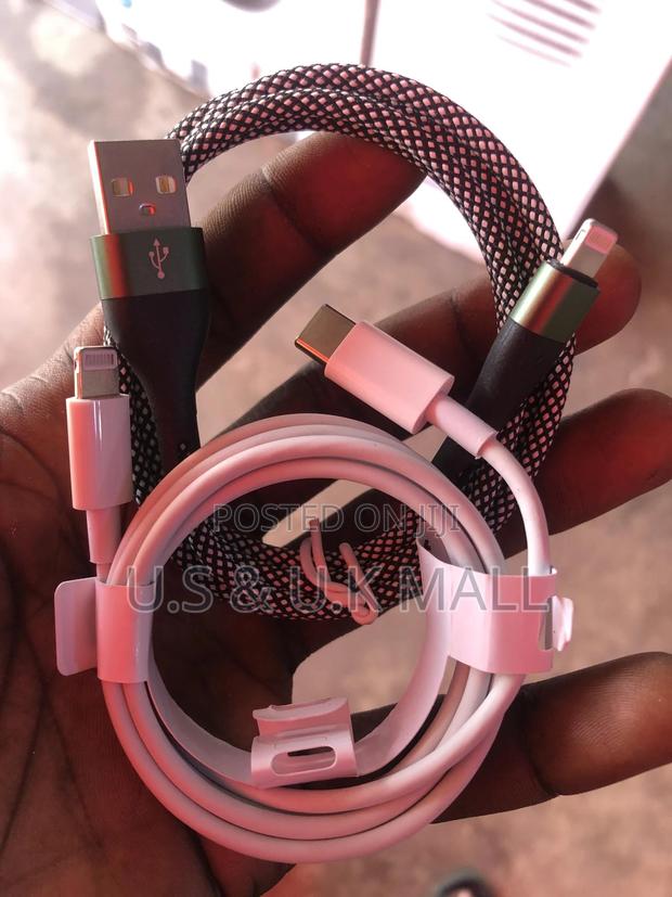 Original Charger Cables With Adapters From America in Stock photo 4