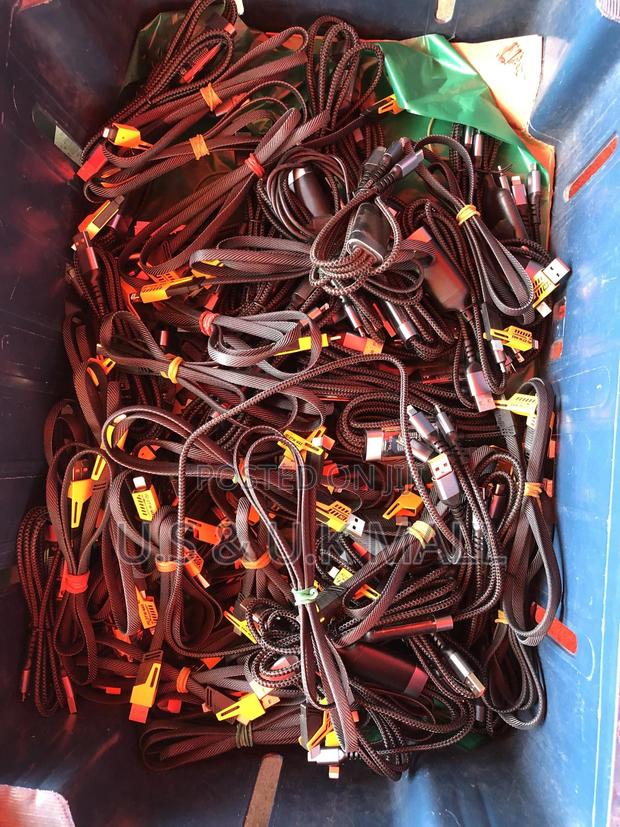 Original Charger Cables With Adapters From America in Stock photo 2