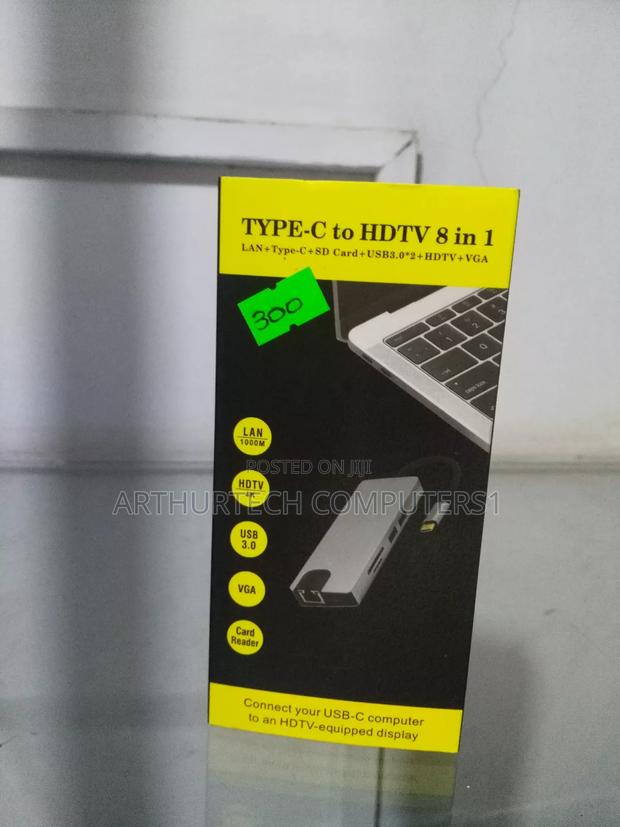 Type C to HDTV 8 in 1