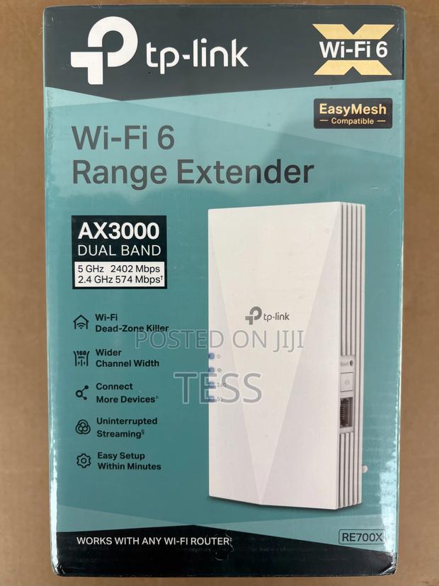 Tp-Link Wifi Range Extender Dual Band Mesh Wi-Fi 6 Re700x · Photo 3