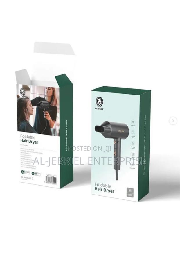 Green Lion Foldable Hand Hair Dryer 2000W Black · Photo 4
