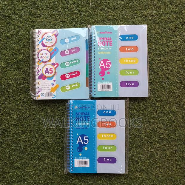 Spiral Notebook 5 Subjects · Photo 3