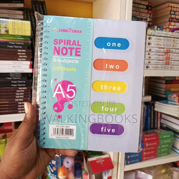 Spiral Notebook 5 Subjects · Photo 4
