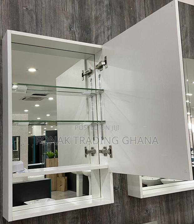 Cabinet Mirror _ Mirror With Shelves