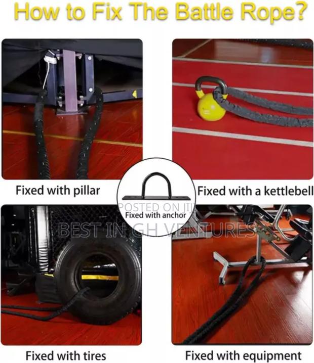 55mm 15m(50ft) Battle Rope/Tag of War Rope photo 4