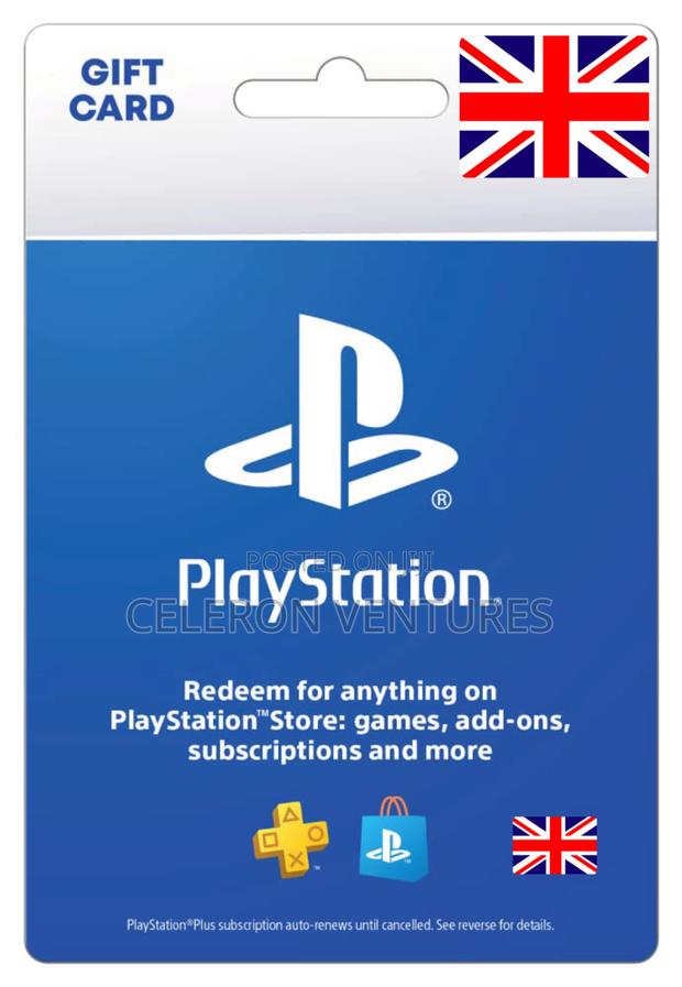 Playstation PSN Uk Any Amount Available · Photo 2