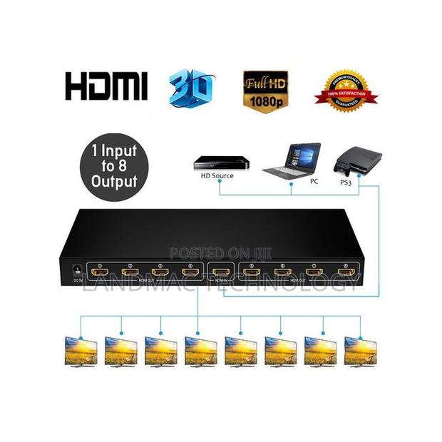 4K108 8 Ports HDMI Splitter HD Audio and Video Splitter · Photo 4