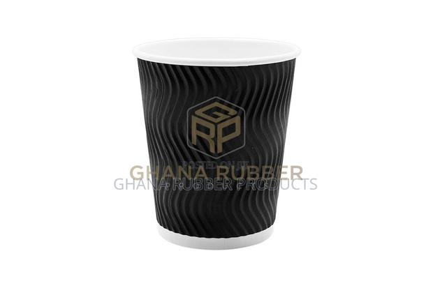 Ripple Paper Cups 8oz Black (No Lids) (500pcs) · Photo 4