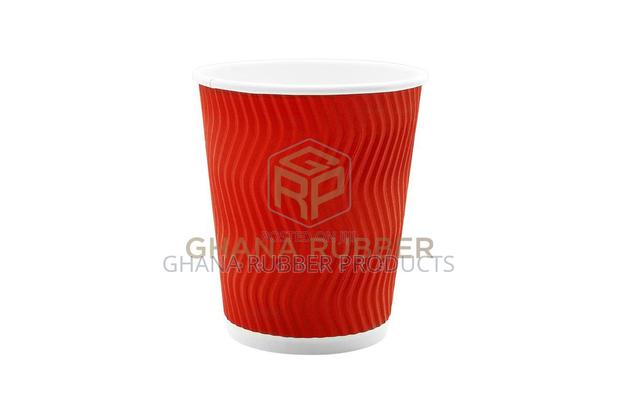 Ripple Paper Cups 8oz Red (No Lids) (500pcs) · Photo 4