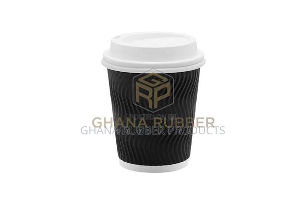 Ripple Paper Cups + Lids 8oz Black (1000pcs) · Photo 3