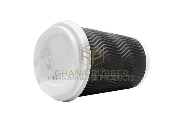 Ripple Paper Cups + Lids 12oz Black (1000pcs) · Photo 4