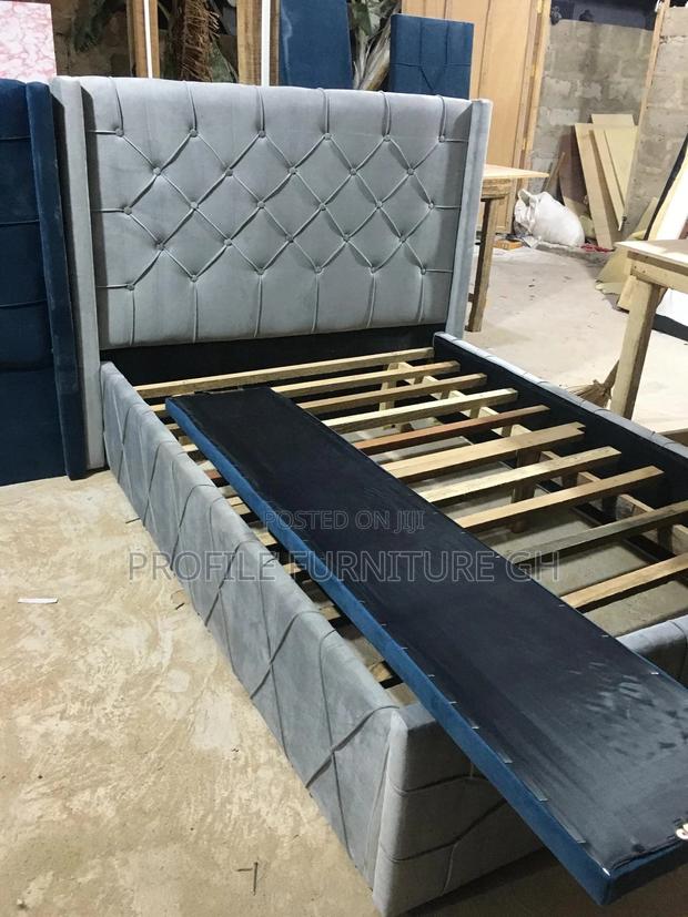 Fascinating Gray Double Bedframe 54x75// Fix Price 1500 · Photo 4