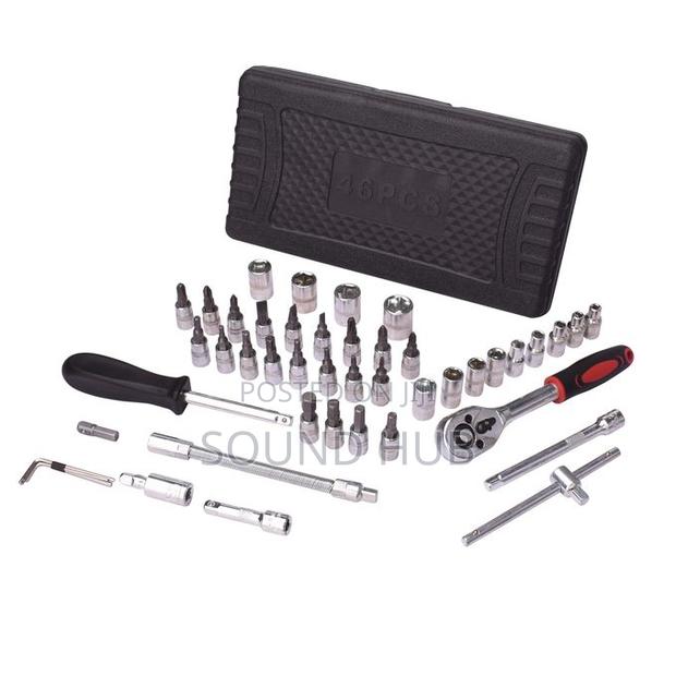 Hand Tool Kit Home Socket Wrench Set Car Repair Tool Box · Photo 4