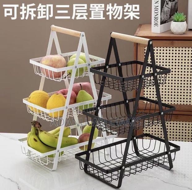 Portable 3 Tier Fruit, Vegetable Snacks Basket · Photo 2