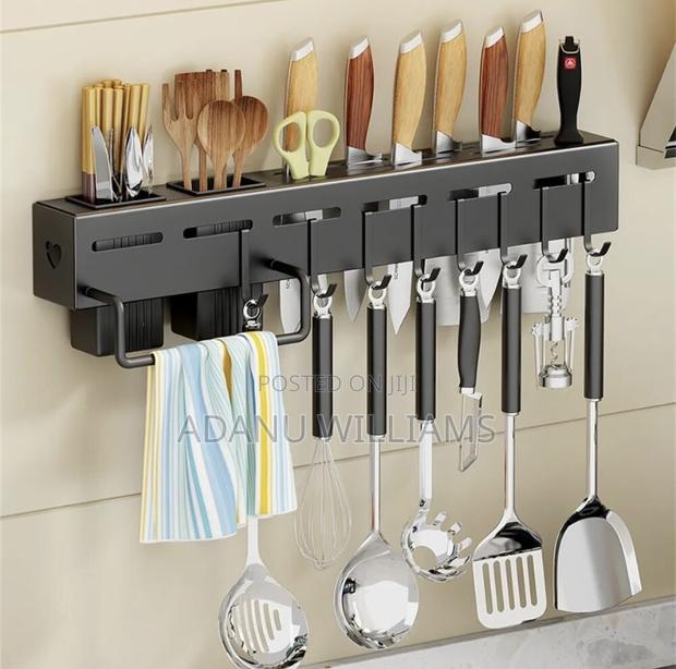 Modern Wall Mounted Kitchen Utensils Holder(Stainless Steel) · Photo 2