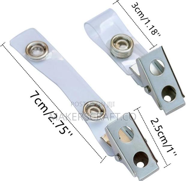 Crocodile Clip, Id Badge Holder, Metal Clip