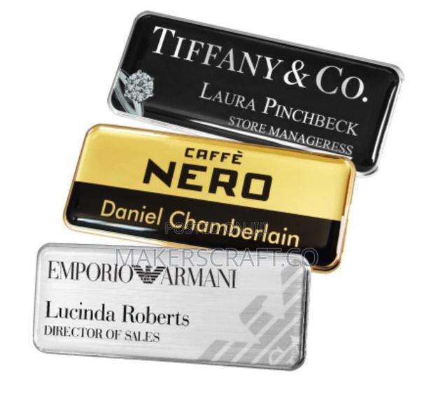 Quality Metal Domed Badges / Name Tags