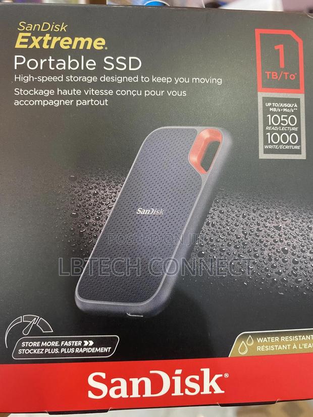 Sandisk 1tb Extreme Portable External SSD - Up to 1000mb/S · Photo 3