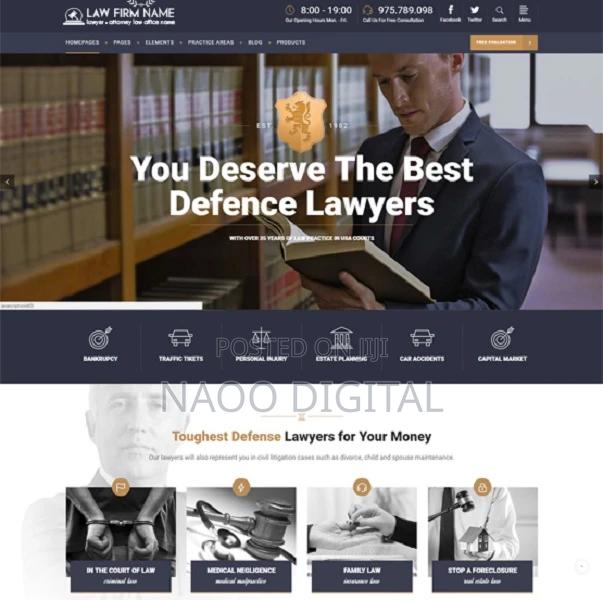 Law Firm Website Designer for Professional Legal Websites