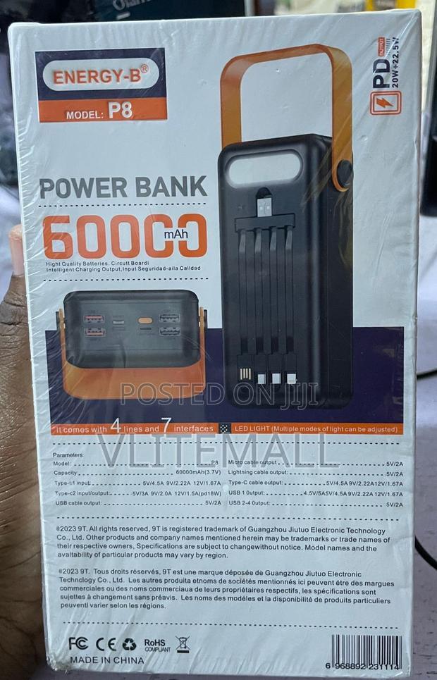 Original 60000watt Energy B Power Bank · Photo 3