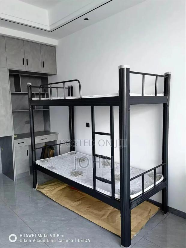 Single 200 by 100cm Metal Bunk Bed White photo 3