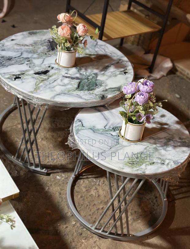 2 in 1 Mable Center Table ( White Ash Design) · Photo 2