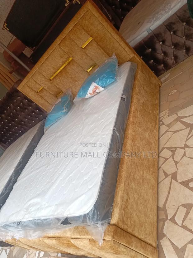Supper Golden Queens Frame With Mattress . Free Delivry · Photo 2