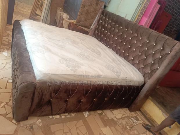 Foreign King Size Mattress With Coffee Frame . Free Dlvy · Photo 2