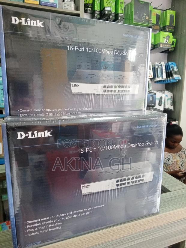 D-Link 16-Port Fast Ethernet Unmanaged Switch
Des-1016d · Photo 4