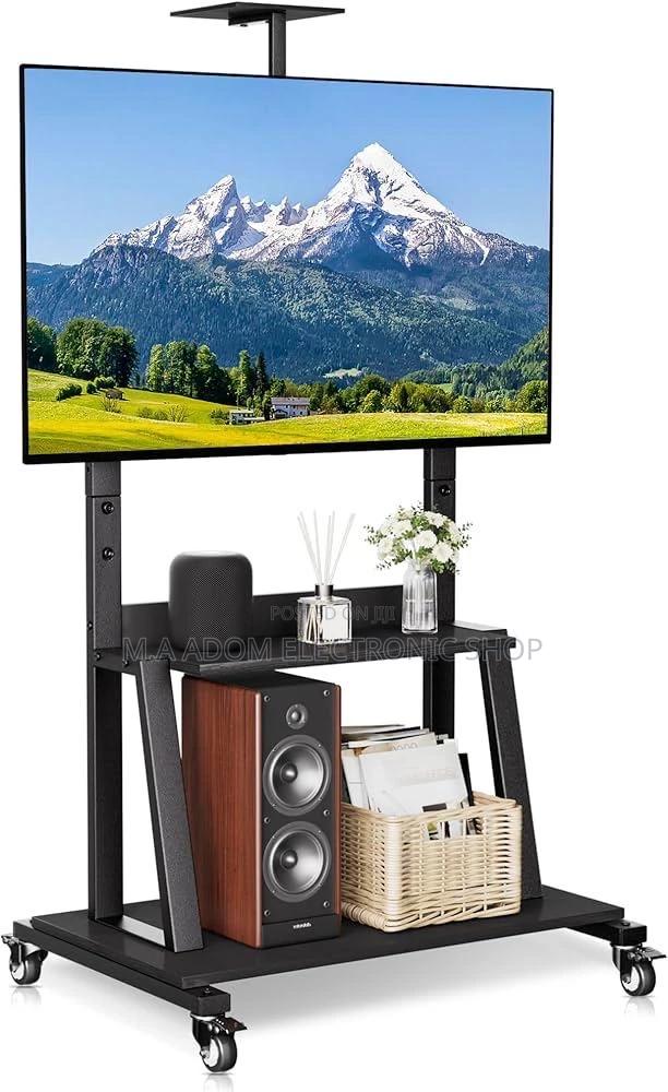 Mobile TV Stand: Effortless TV Movement for Home and Beyond · Photo 2