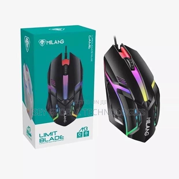 T6 Milang Gaming Wired Keyboard and Mouse Combo . photo 2