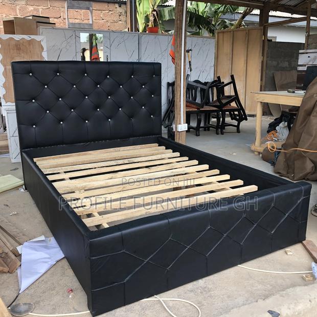 This Eudaemonia Black Double Bed-Frame//Double Bedframe · Photo 3