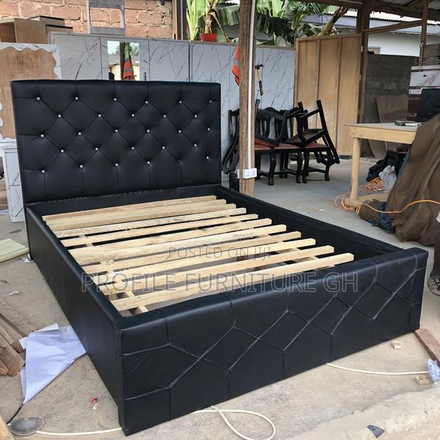 This Eudaemonia Black Double Bed-Frame//Double Bedframe · Photo 4