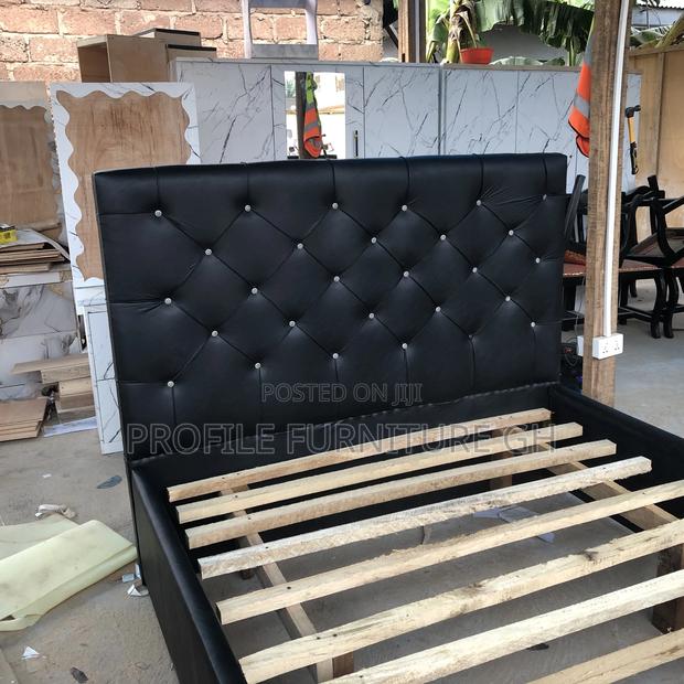Incendiary Stylish Black Double Bed-frame// Durable And Luxurious photo 3
