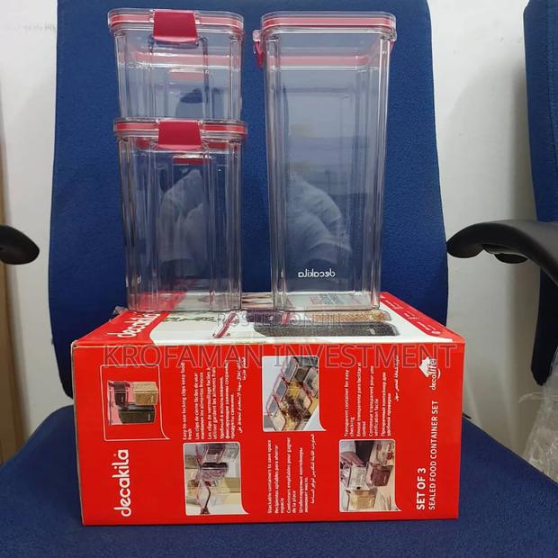Decakila Kmtt125w Set of Sealed Food Container-3pieces · Photo 2