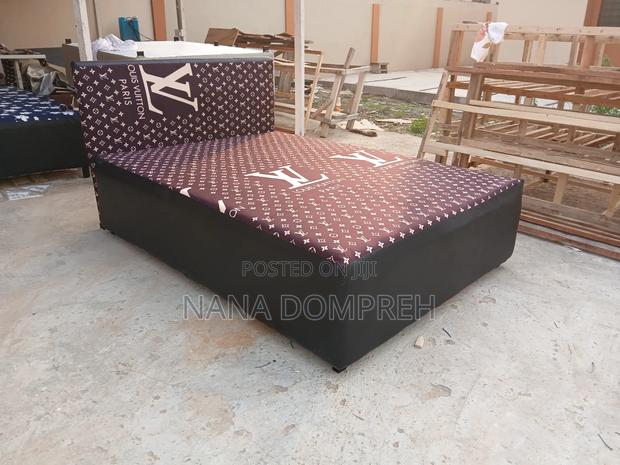 Brown Inbuilt Double Bed photo 2