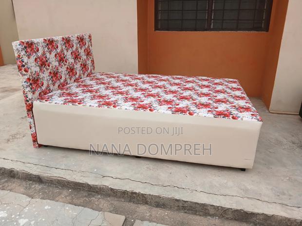 Cream Coloured Inbuilt Double Bed photo 2