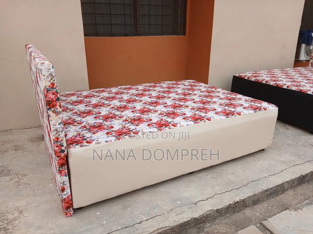 Cream Coloured Inbuilt Double Bed photo 4
