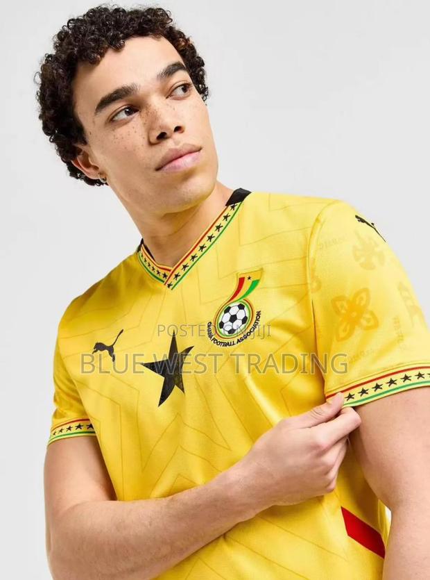 Ghana Black Stars Away JERSEY (Yellow)