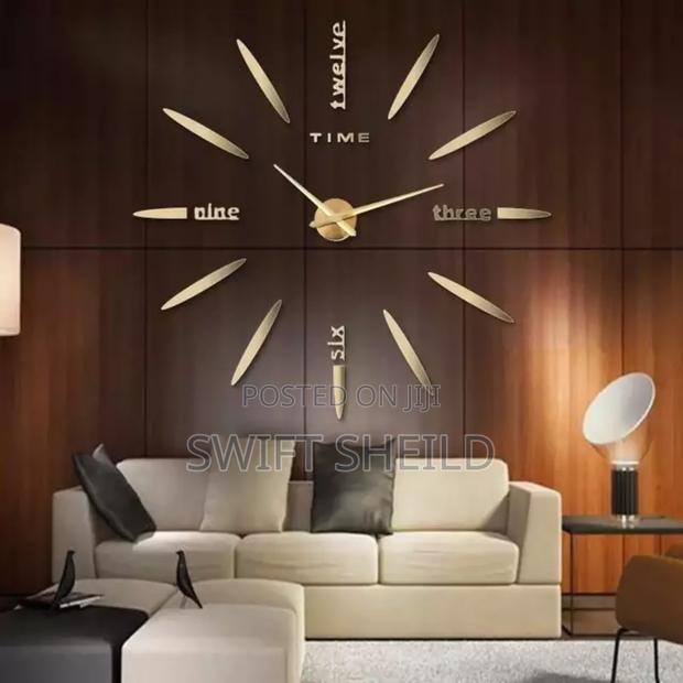 Lovely 3d Wall Design Clock Large 100 to 120cm Diameter · Photo 3