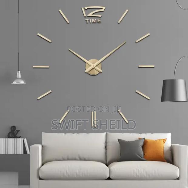 Beautiful Design 3d Wall Clock Large Type 100-120cm · Photo 2