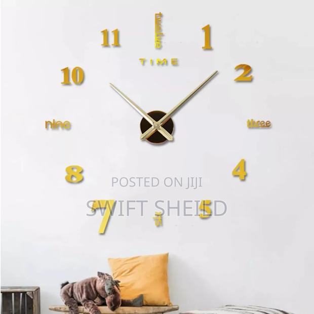 3d Wall Clock Special Design Larged Diameter 100-120 Cm.